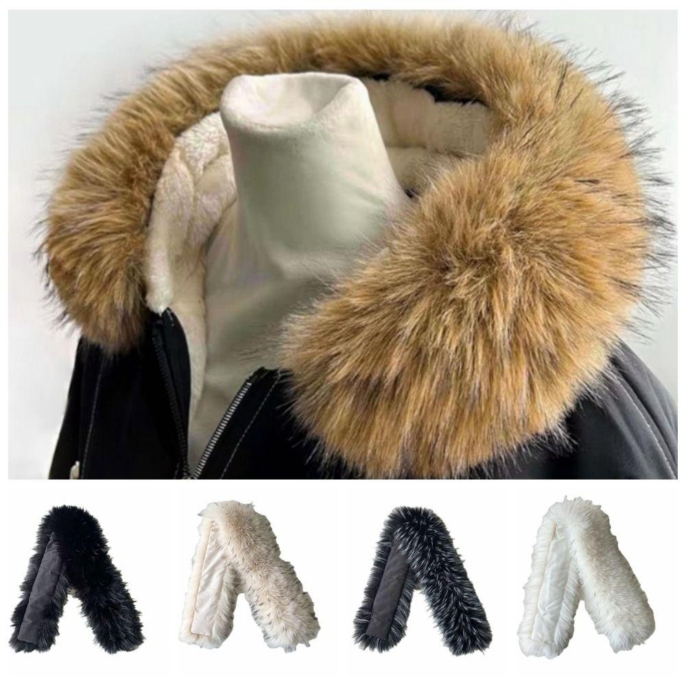 Detachable Collar Faux Fur False Collar Imitation Fur Artificial Fur Collar Faux Fur Collar Winter