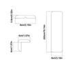 Anti-collision Garage Pillar Protector Strip  for Factory&Shopping Mall