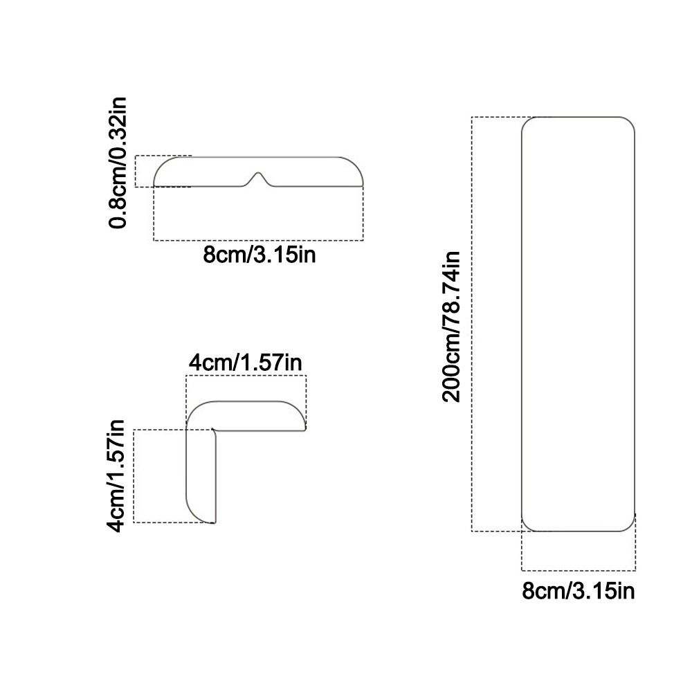 Anti-collision Garage Pillar Protector Strip for Factory&Shopping Mall