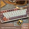 Midnight Theme Five-Sided Dye-Sublimation PBT Keycaps for Mechanical Keyboard