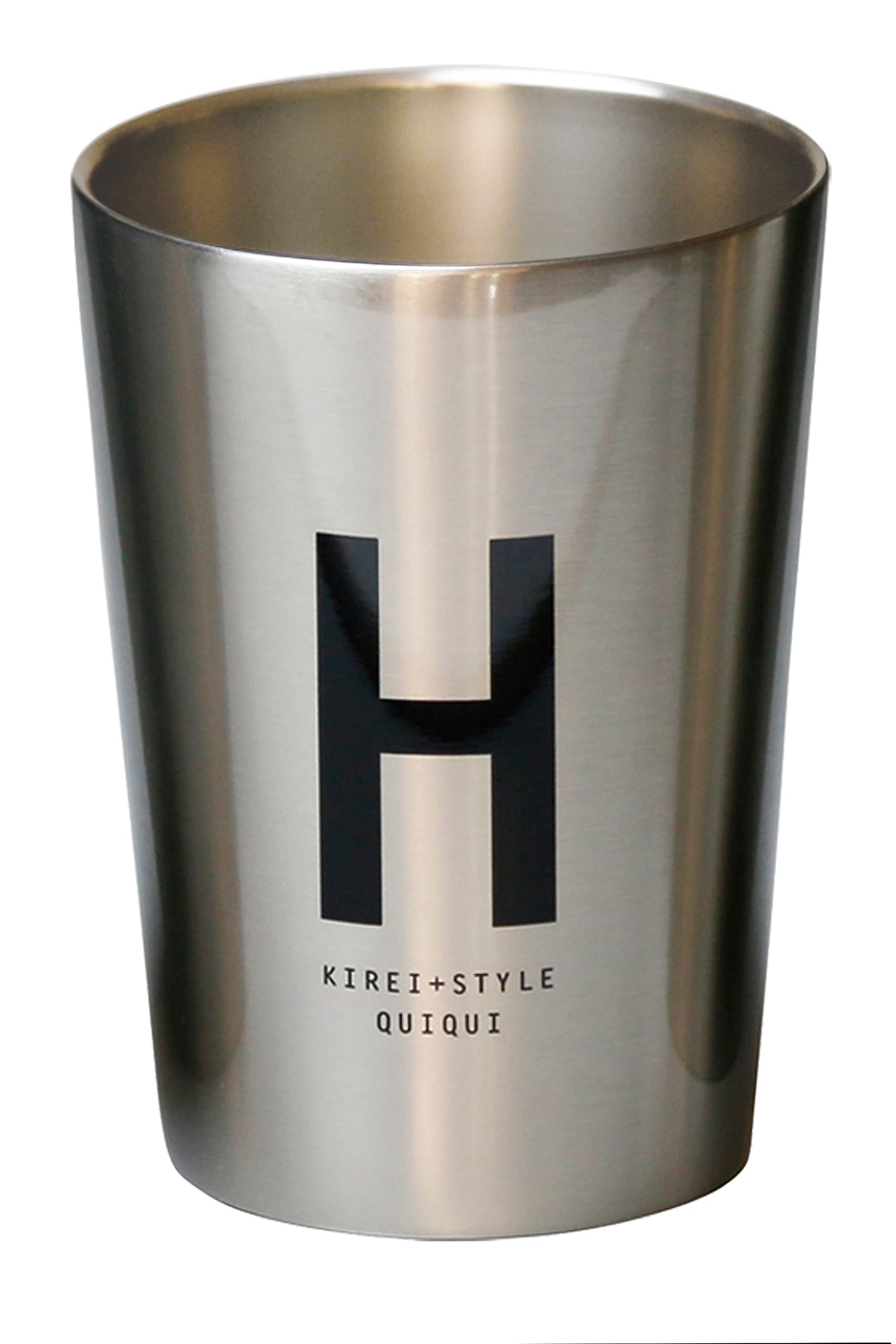 

OGURA Stainless Steel Alphabet Convenience Store Coffee Vacuum H Tumbler, Initial, Cup, 450ml, Insulated, Insulated,