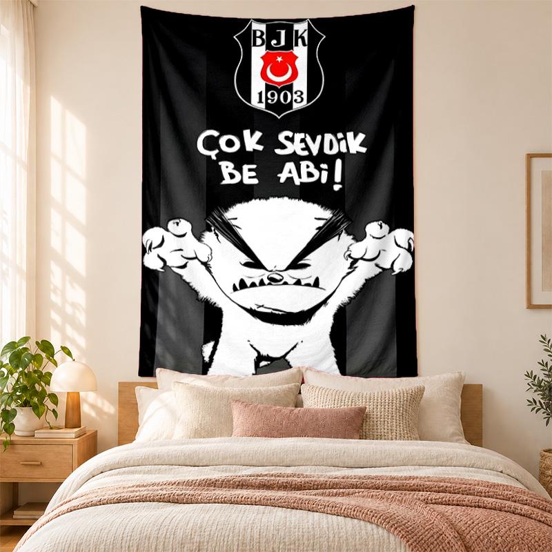 Besiktas JK Tapestry highquality for decorating living room bedroom dorm walls ideal as bedroom wallart orholiday gift