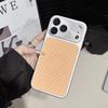 Защитный чехол с блестками и решеткой из бриллиантов для iPhone 16 Pro Max
