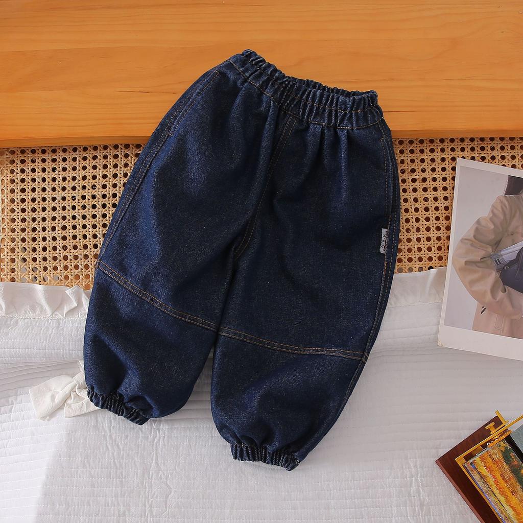 Girls' Jeans Spring Lantern Pants Fashionable Boys' Leg Binding Pants Children's Pants