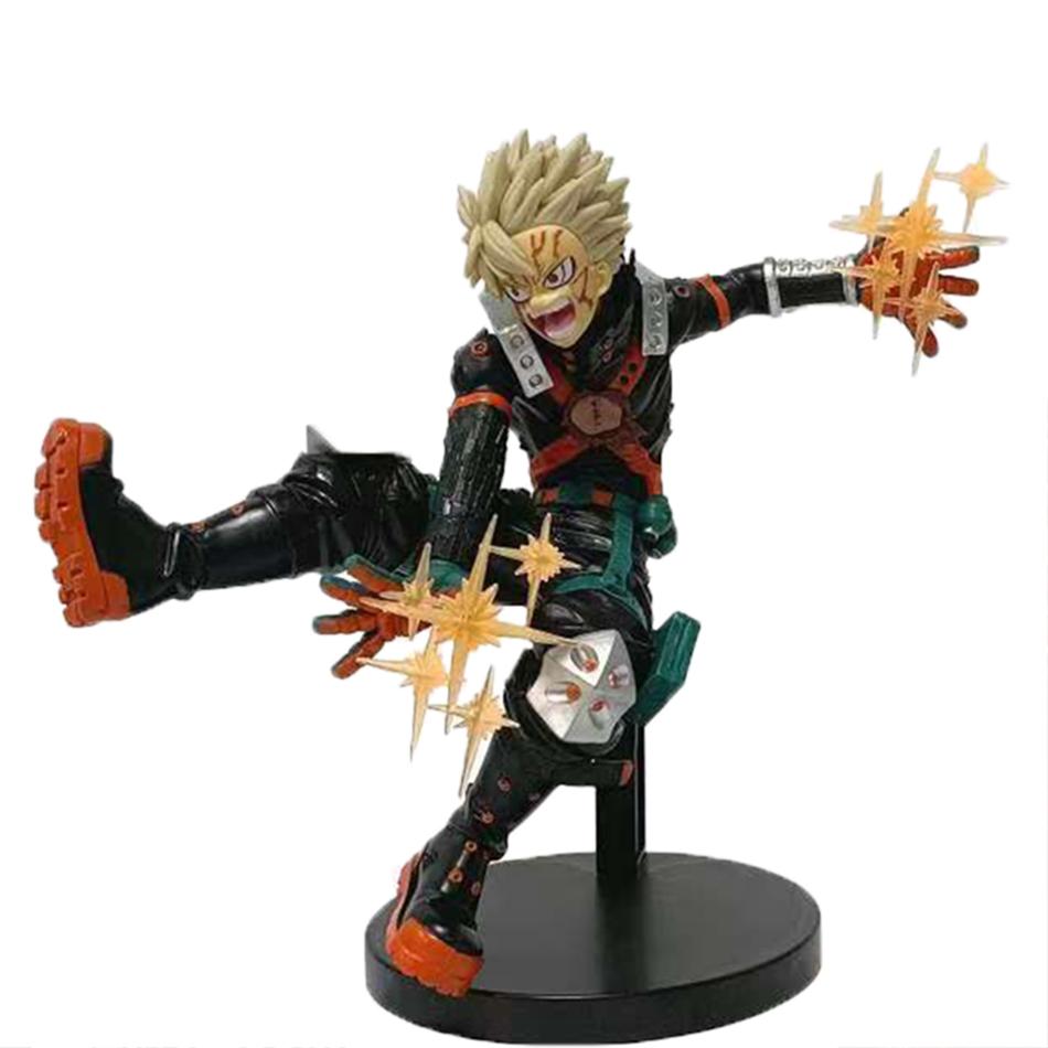 My Hero Academia Anime Peripheral Hero Bakugou Katsuki Action Figures PVC Model Decor Collectible Statue Toy Christmas Gifts