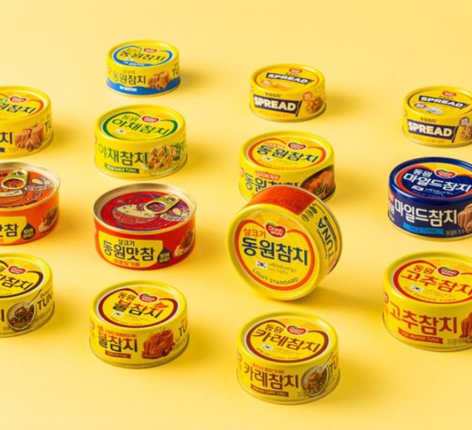 Dongwon Thunfisch Light Standard Koreanischer Dosen-Thunfisch 135g x 4 Packungen