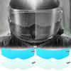 Clear Nano Film Helmet Anti-Rain Sticker for Motorbike Riders Easy Apply Anti-Fog for Better Visibility Rainy Cycling 1-2PCS
