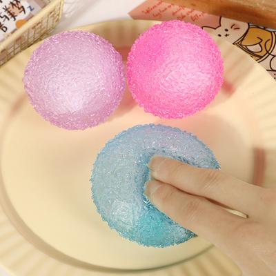 1 Stück Weiche Knettiere Mehrfarbige Textur Eisball Quetschspielzeug für Kinder Erwachsene Kinder Halloween Weihnachtsgeschenke