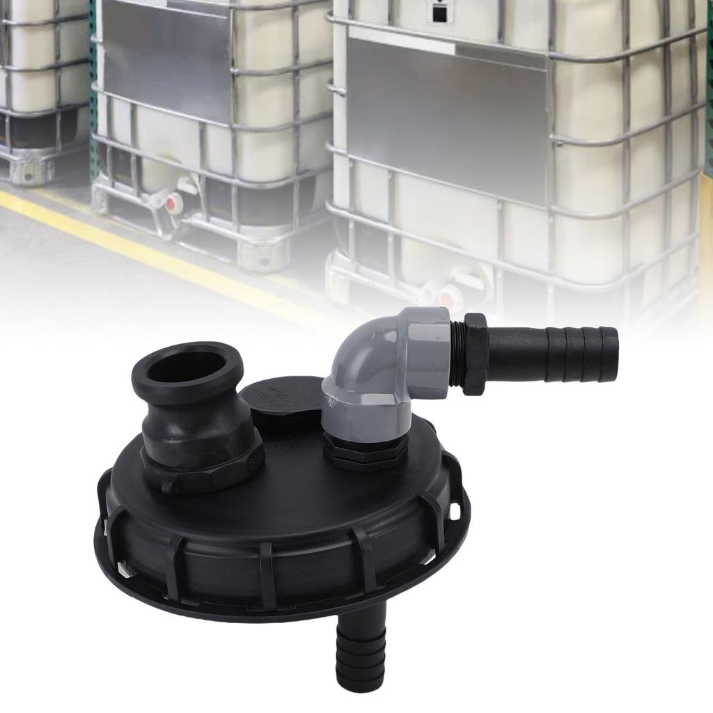 PP Pressure Proof IBC Lid DN150 , Lkproof IBC Container Cover with Lock for Fish s Garden Irrigation
