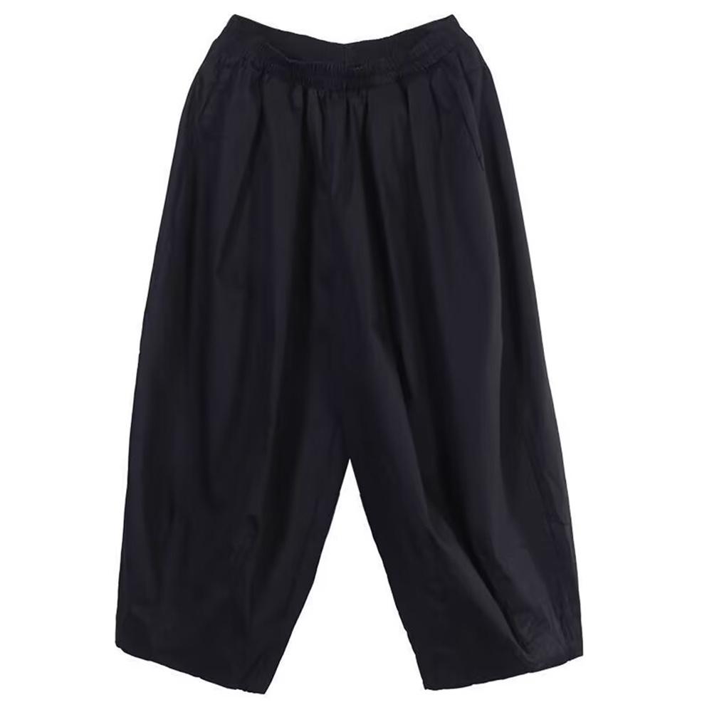 Cotton Thin Women's Pants Plus Size High-end Wide-leg Harem Lantern Pants Women's Summer Pants