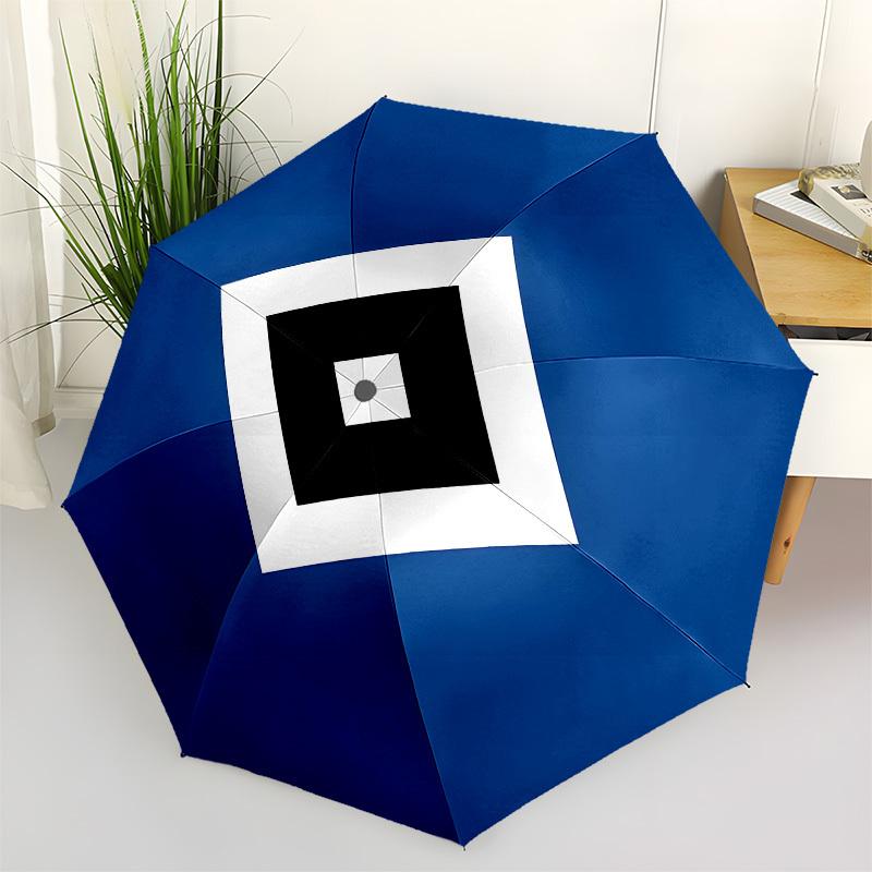 

Blue Circle Automatic Opening and Closing, 8 rib Structure Portable Umbrella, Suitable for Men and Women in All Seasons Perfect Gift for Ho