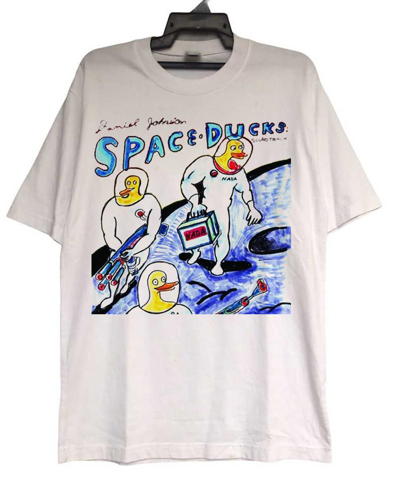 

Daniel Johnston Album Space Ducks Short Sleeve Unisex Tee Shirt All Size BL2.301 Unisex T-Shirt S