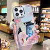 Pink Cloud Apple Mirror Mobile Phone Case 15promax for 17pro Mobile Phone Case Air Gentle