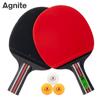 Deli Angenait 3-Star Table Tennis Racket Set (2 Straight Grip Rackets)
