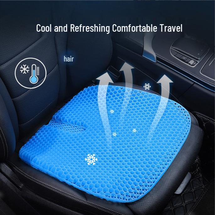 Summer Gel Seat Cushion: Honeycomb Cooling Pad for Office, Car, and Long Sitting Comfort