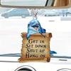 Car Acrylic Stylish Pendant Perfect For Decorative Touch In Vehicles And Trees Holiday
