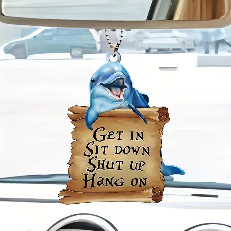 Car Acrylic Stylish Pendant Perfect For Decorative Touch In Vehicles And Trees Holiday