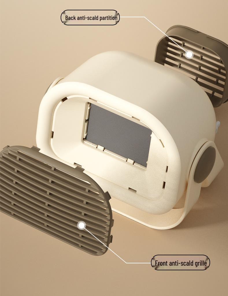 Kompakter energiesparender Schreibtischventilator & Elektroheizer