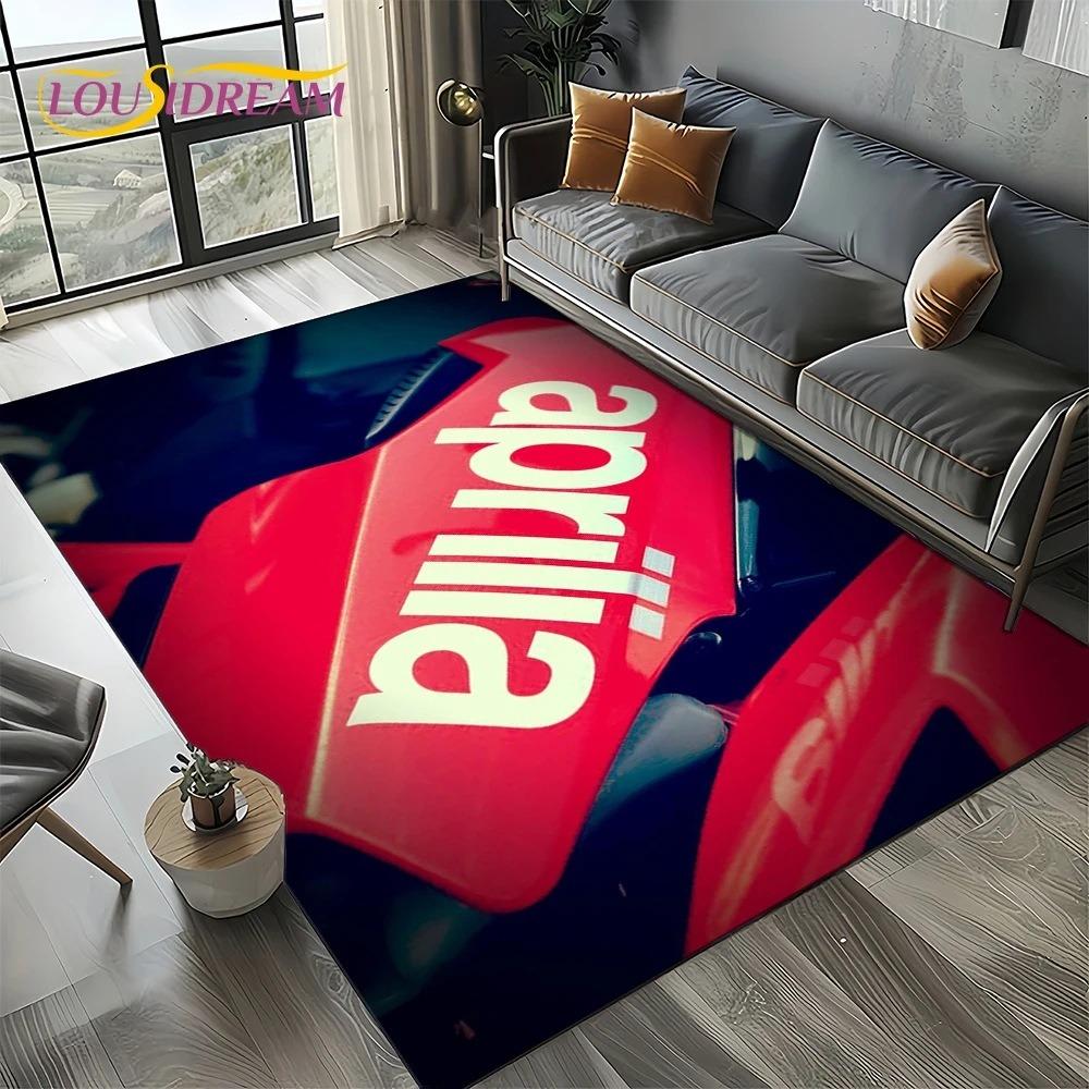 Aprilia Racing Car Logo Large Carpet Rug for Home Living Room Bedroom Sofa Doormat Decor Kids Area Rug Carpet Non-slip Floor Mat