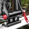 Regulable Bicycles Rear Wheel Rack With Antislip Light weight Aluminum Alloys Car Rack Brackets For Mountain Bike
