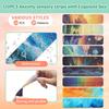 120 Pieces Anxiety Sensory Stickers with 2 Textured Sticker - Desk Fidget and Calming Stickers with Storage Box for Adults & Teens - Anxiety Relief