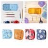 Sewing Accessories Storage Bag Empty Crochet Hook Case for Thread Knitting Accessories Needles Sewing Tools Crochet Beginners