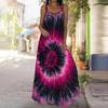 Women's Slip Dress Maxi Long Dress Spiral Tie Dye Print Dress Spring & Summer Leisure Vacation