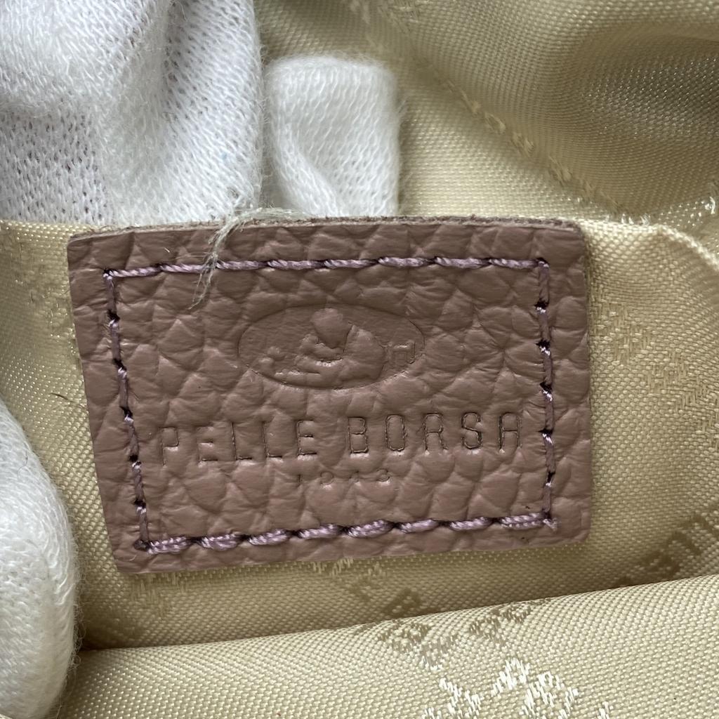 Used Shoulder Bag Pink leather Women