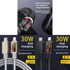Apple Lightning And Typec Fast Charging Data Cable With Rgb Breathing Light For Tablets And Smartphones