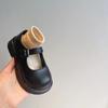 Meisjes Zwarte Prinses Leren Schoenen Lente Herfst Kinderen Casual Schoenen
