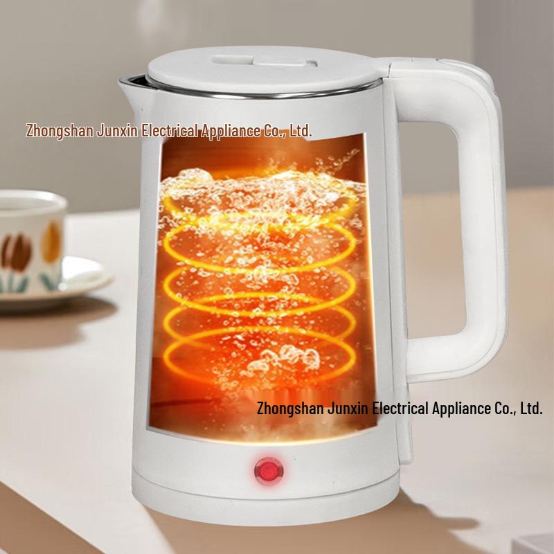 Stainless Steel Electric Kettle with Fast Heating & Auto Power-Off for Dorms