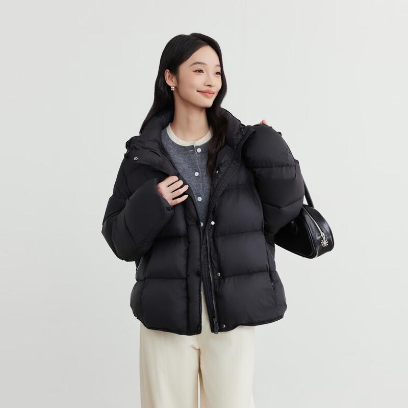 

Elva Island Women s 90% Goose Down Hooded Puffer Jacket S
