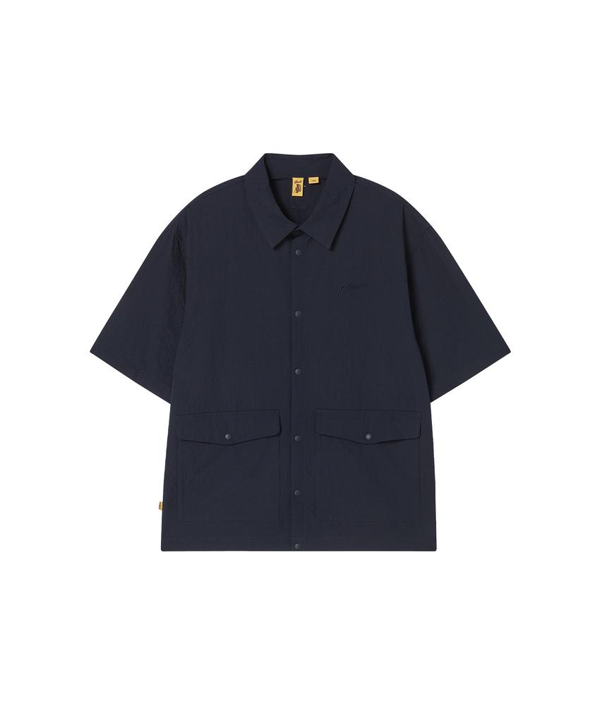COBMASTER British Seersuker Shirt [Navy]