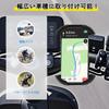 Držák na smartphone na kolo Snadný Volně Vibrace Odolný Telefon Pasuje Silniční Černý Stojan, Instalace, Jednodotykový, Nastavitelný, Rotace o 360 stupňů,