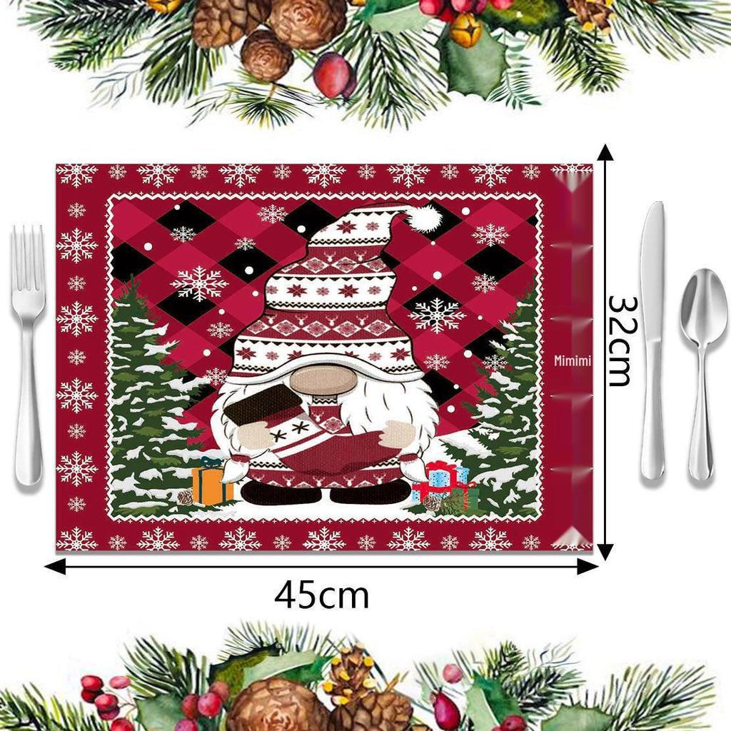 Bestselling Christmas Table Mat: Versatile Heat-Resistant Decorative Placemat