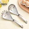Egg Yolk White Separator 5-in-1 Stainless Steel Grater Spoon, Multi-Function Kitchen Tool with Essential Home Cooking Gadget Strainer Masher,