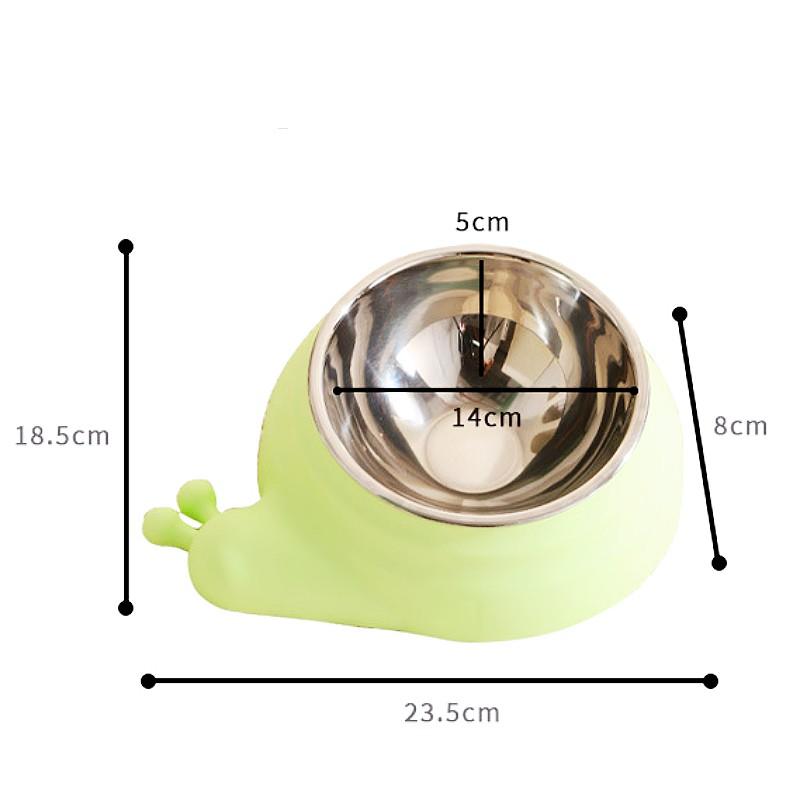 Dog Bowl Neck Protector Cat Food Bowl Cute Stainless Steel Bowls for Dog Feeding Non-slip Dogs Water Bowls Dogs Feeder Container