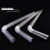 21cm Transparent Bent Disposable Thick Straws