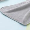 Coral Fleece Hand Towel With Bow Decor Hanging Kitchen Home Use Soft Absorbent