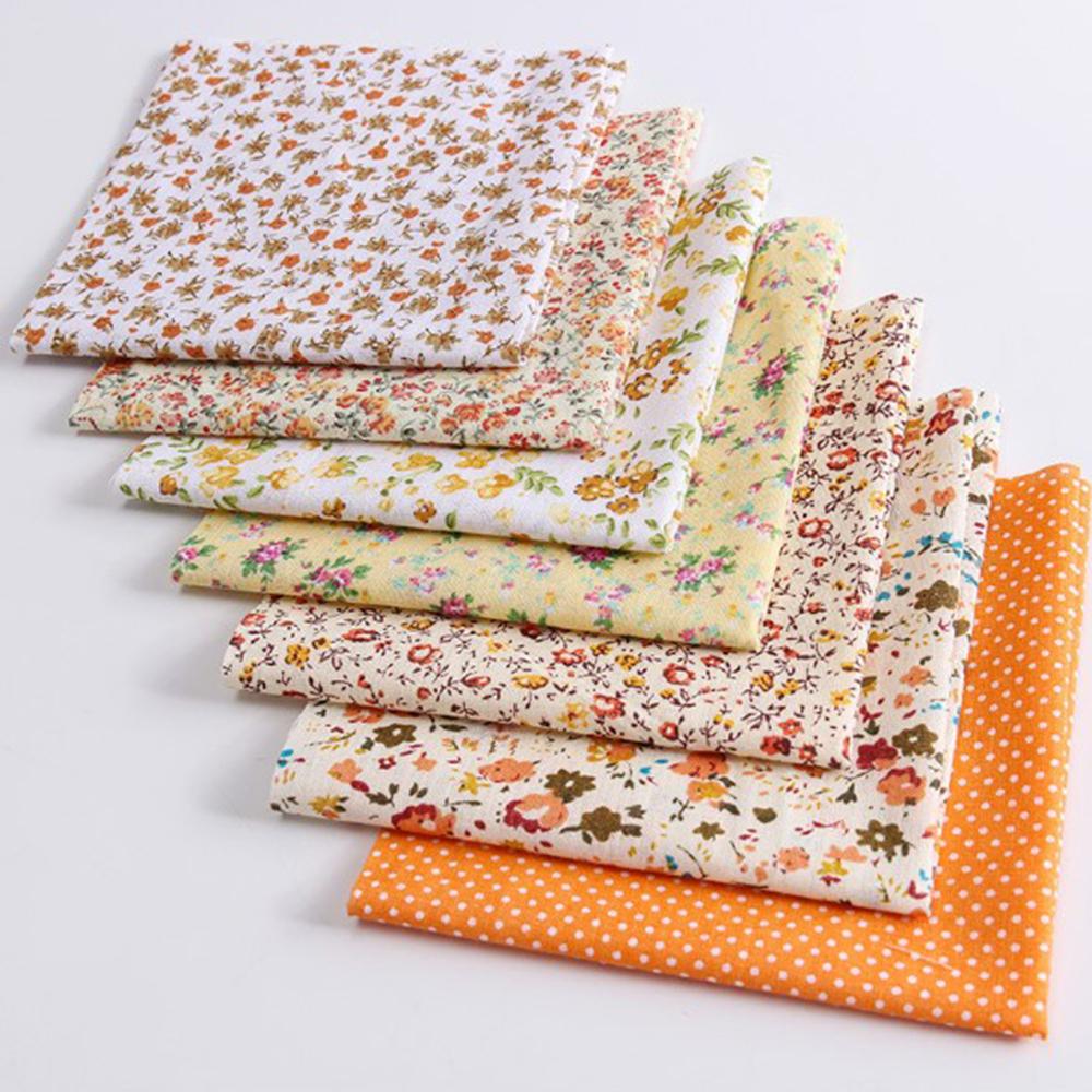 7 KS 25 X 25CM Čtverce Bavlněná Řemeslná Látka Látky Pro DIY Svazek Patchwork Prošívání Šití Scrapbooking Výtvarné Potřeby