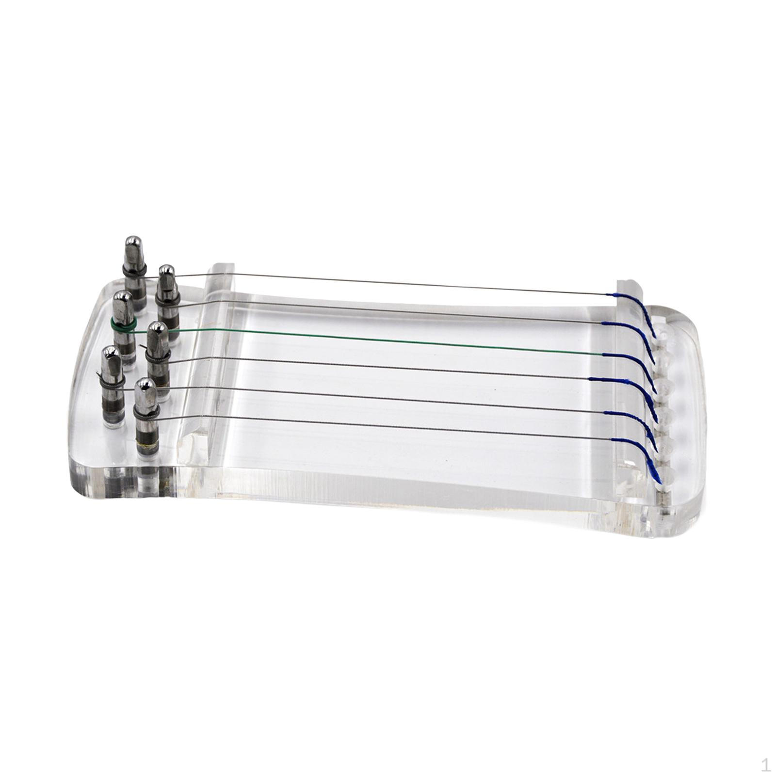 

Тренажер для китайской цитры, инструмент для практики игры на арфах, тренировка пальцев, тренажер для пальцев Guzheng для лиры transparent