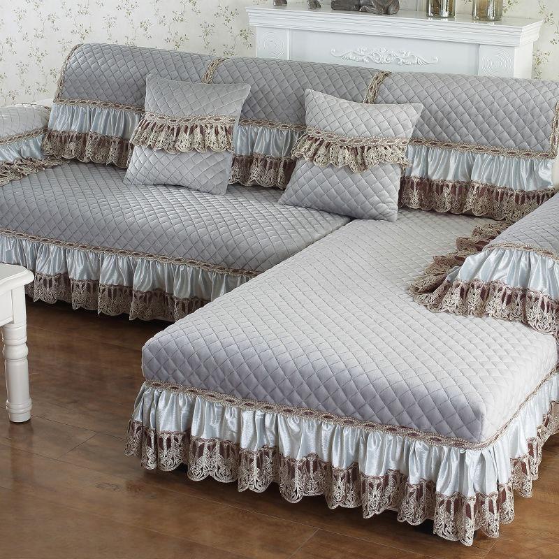 

Подушка для дивана Nordic Plush Four Season Universal Sofas Чехол для дивана Anti-Slip Modern Наволочка для подушки Полотенце для спинки L Noble Consort Position 90*240cm