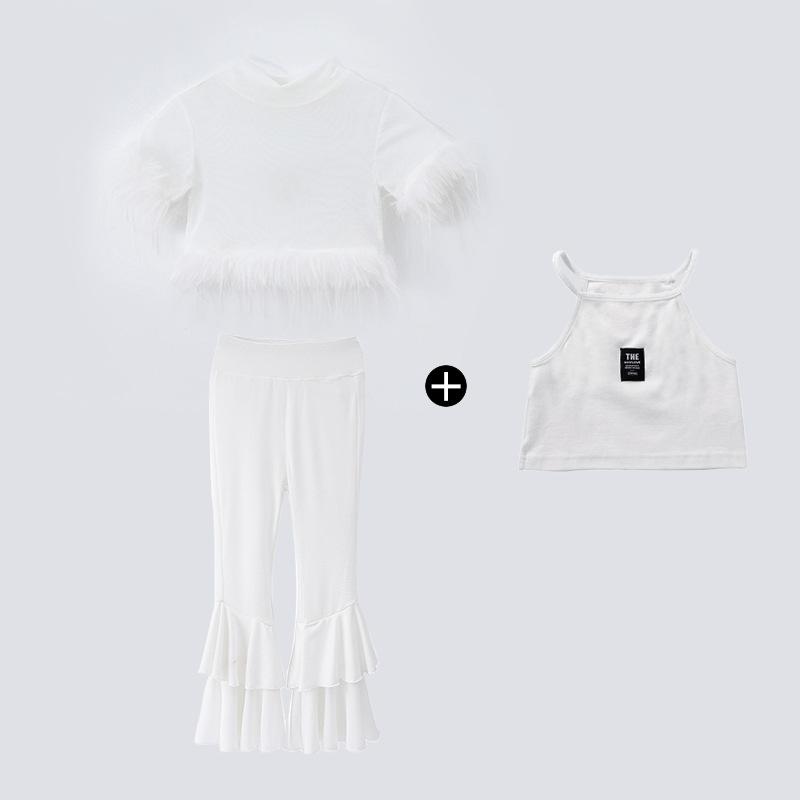 Jazz dance costume girls June 1 children's stage costume catwalk kpop girl group sequins sweet cool dance costume summer