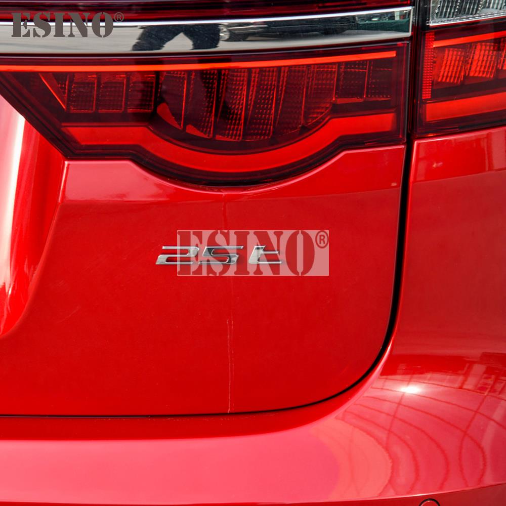 Car Styling 3D Metal Adhesive Emblem AWD 25T 35T Car Body Rear Trunk Badge Auto Accessory for Jaguar XE XF XJ F-Pace F-Type HH1