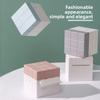 Modern Minimalist Creative Cube Tissue Box With Plastic Material For Living Room And Bathroom Use