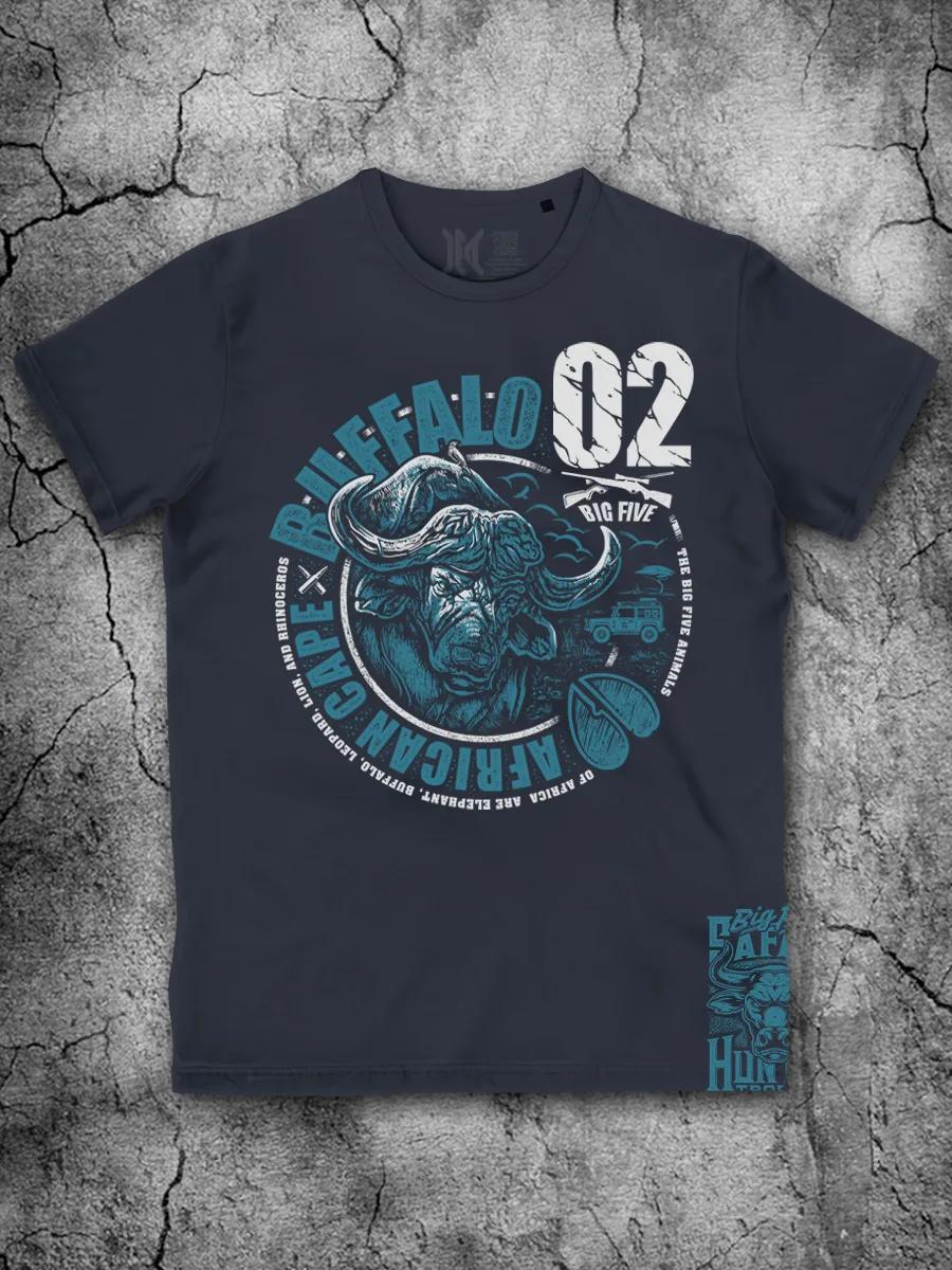 Buffalo Hunting Printed T-shirt Cotton S
