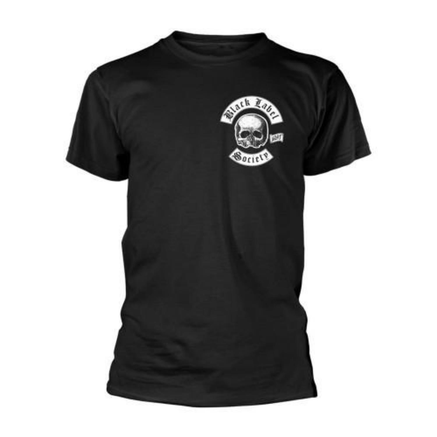 Black Label Society Unisex Adult Skull Logo T-Shirt S чёрный