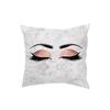 Marble Bright Diamond Eyes Eyelash Pillow Case Sofa Cushion Manicure Decoration Pillow