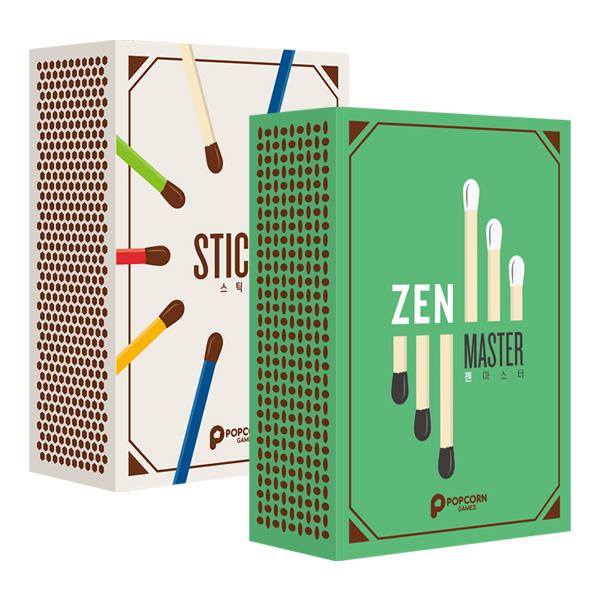 Popcorn Games Helvetiq Matchbox Series Zen Master + Stickup