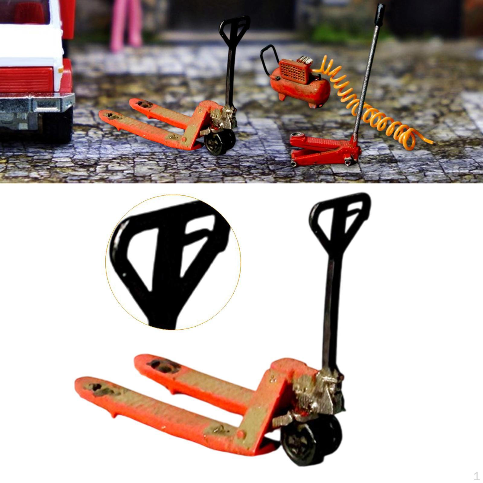 

1/64 Диорама Гараж Инструмент Ремонт Ручная роспись Аксессуар для магазина Миниатюра Small Trailer